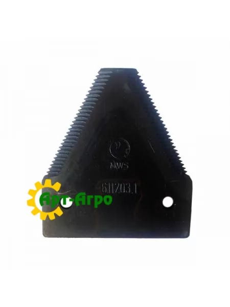 0006112031 Сегмент ножа жниварки комбайна Claas (MWS) Німеччина