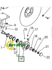 28705011 Disc hub subsoiler Ecolo-Tiger 530, 730 CNH