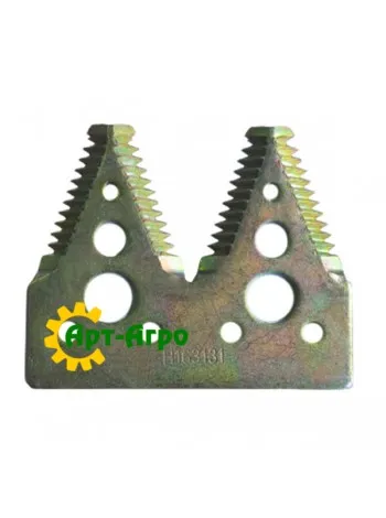 H163131 Сегмент ножа жниварки подвійний (велика насічка) John Deere (Китай)