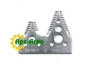 H215064 Сегмент ножа жниварки подвійний (велика насічка) John Deere