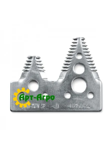 H215064 Сегмент ножа жниварки подвійний (велика насічка) John Deere