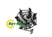 AH131074 John Deere return elevator assembly 151 links, 25 scrapers, d 7.15 mm, CA550 (Cametet)