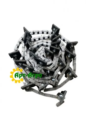 AH131074 John Deere return elevator assembly 151 links, 25 scrapers, d 7.15 mm, CA550 (Cametet)