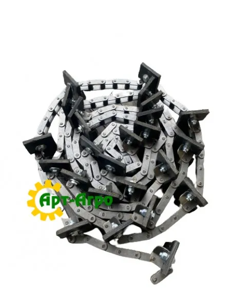 AH131074 John Deere return elevator assembly 151 links, 25 scrapers, d 7.15 mm, CA550 (Cametet)