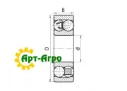 1206 KINEX(Without UP) Double row ball bearing