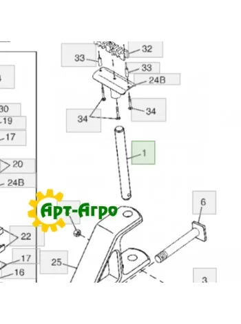 A80339 John Deere finger