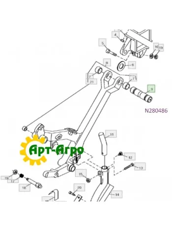 N280486 All important John Deere (analogue)