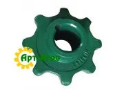 H133143 Зірочка Z-8, привод зернового елеватора, нижня John Deere (COMBINE)