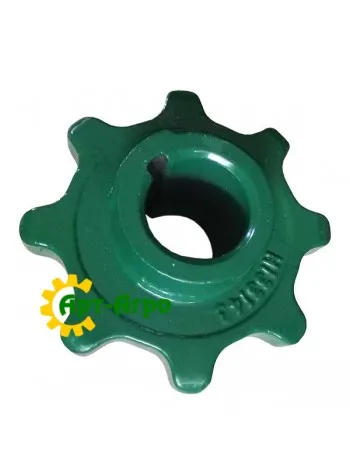 H133143 Koło zębate Z-8, napęd elewatora zboża, dolny John Deere (KOMBAJNA)