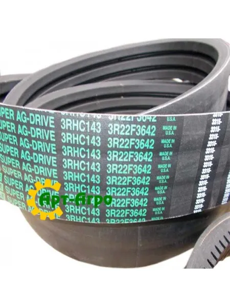 3rhc143 Трьохструмковий ремінь Carlisle