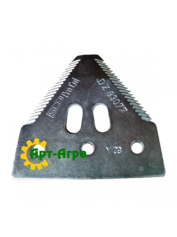 80-4-0406-G Сегмент ножа жниварки (велика насічка) MWS