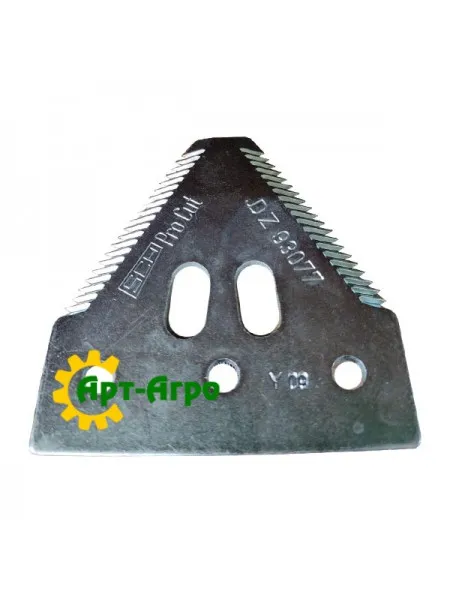 80-4-0406-G Сегмент ножа жниварки (велика насічка) MWS