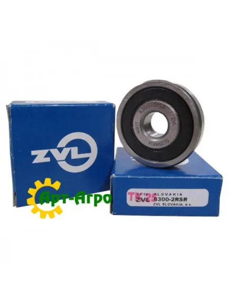 6300-2RS ZVL Підшипник однорядний кульковий