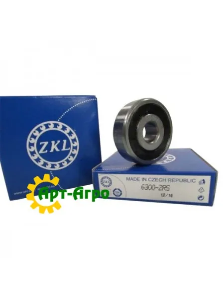 6300-2RS ZKL Підшипник однорядний кульковий