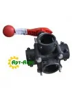 ZF820 Ball valve 5-way 1"-1/4Zoll Amazone