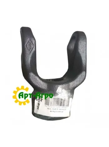 Splined fork of the cardan shaft 21 slots (35x32x21) for the crosspiece 30.2x92