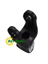 Splined yoke for cardan shaft 8 slots (38x32x8) for crosspiece 30.2x92