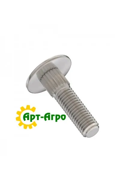 H125889 Болт сегмента М5,5x27 під викрутку довгий + гайка