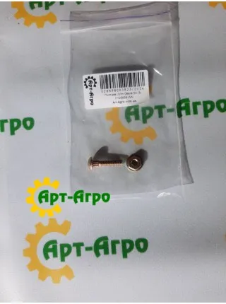 H125889 Болт сегмента М5,5x27 під викрутку довгий + гайка