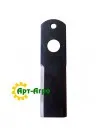 H215004 Нож измельчителя неподвижный гладкий 190x50x3 John Deere (Radura)