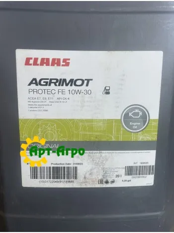 AGRIMOT Protec FE 10W30 20L Olej silnikowy CLAAS