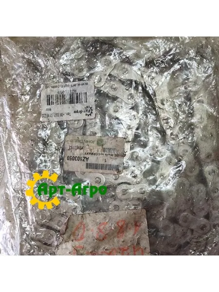 AZ103059 Цепь 60H привода транспортера наклонной камеры John Deere