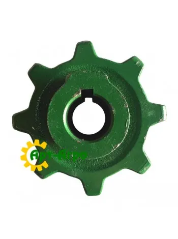 H128576 Звездочка Z=8 d=30 зернового элеватора John Deere(Польша)