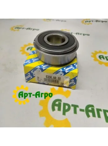 6306.NR.EE SNR Підшипник однорядний кульковий з канівкою та стопорним кільцем