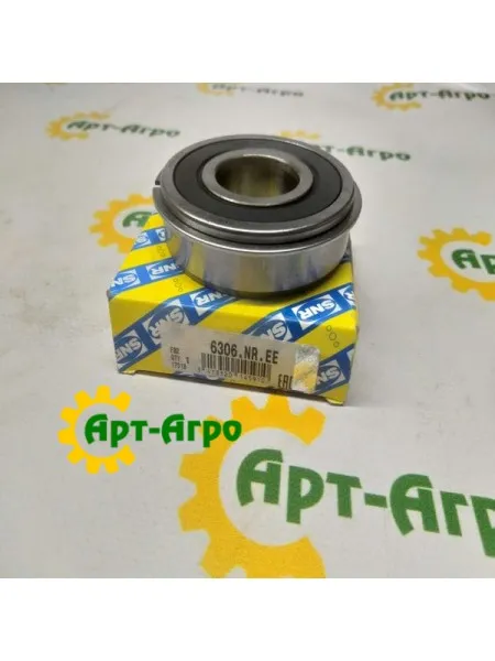 6306.NR.EE SNR Підшипник однорядний кульковий з канівкою та стопорним кільцем