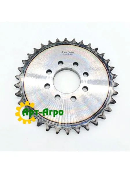H219634 Зірочка Z-34 приводу верхнього валу похилої камери (обгінна муфта) John Deere (Royal Tiger)