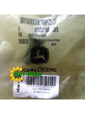 5GB27002605 Болт М12х33 12.9 потайний з квадратним підголовком DIN608 John Deere