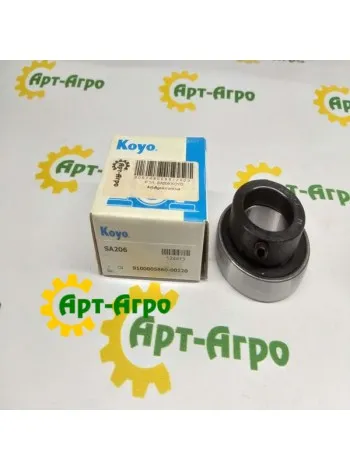 SA206 KOYO Закріплюваний кульковий підшипник