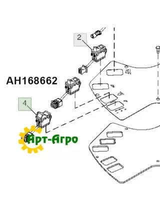 AH168662 Вимикач John Deere AH168662 Вимикач John Deere