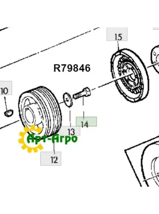 R79846 Болт John Deere
