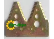 H163131 Сегмент ножа жниварки подвійний (велика насічка) John Deere(CAMETET)