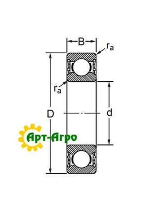 6018-2RS ZVL Підшипник однорядний кульковий 6018-2RS ZVL Підшипник однорядний кульковий