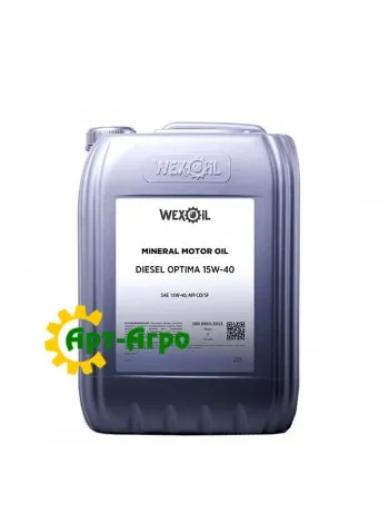 Олія Моторна Wexoil Diesel Optima SAE 15W-40 20 літрів