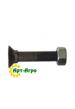 62850801 M16x80 (10.9) DIN608 Болт потайний під квадрат з плоскою головкою та гайкою