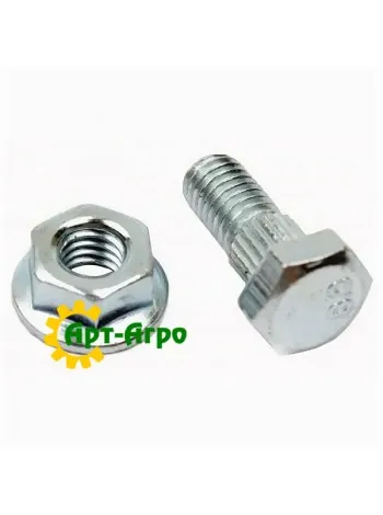 M6X22 Болт шестигранний сегмент з гайкою WDM