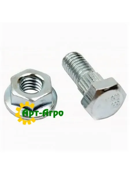 M6X22 Болт шестигранний сегмента з гайкою WDM
