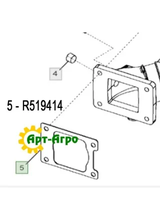 R519414 Прокладка John Deere