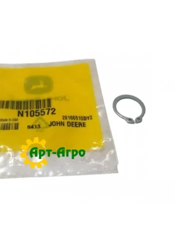 N105572 Кільце стопорне пальця важеля регулювання глибини висіву John Deere