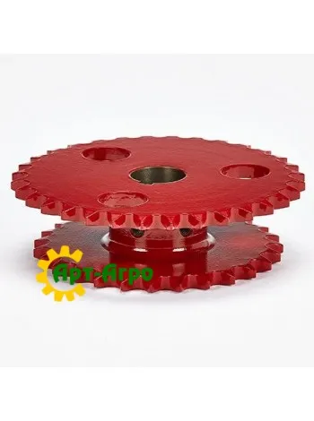 296023A1 Звездочка 32/27 t=15.875 двойная привода элеватора CASE IH CNH