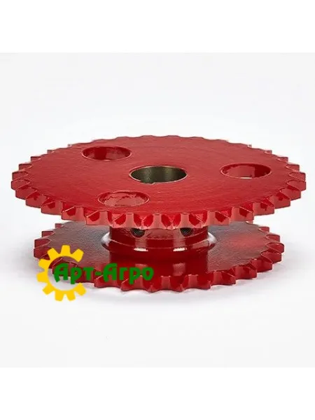 296023A1 Звездочка 32/27 t=15.875 двойная привода элеватора CASE IH CNH