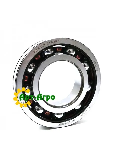 6208 TN9/C3VE167 SKF KUHN Підшипник однорядний кульковий з двома канавками на зовнішньому кільці