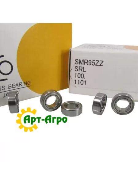 MR95 ZZ EZO Підшипник однорядний кульковий