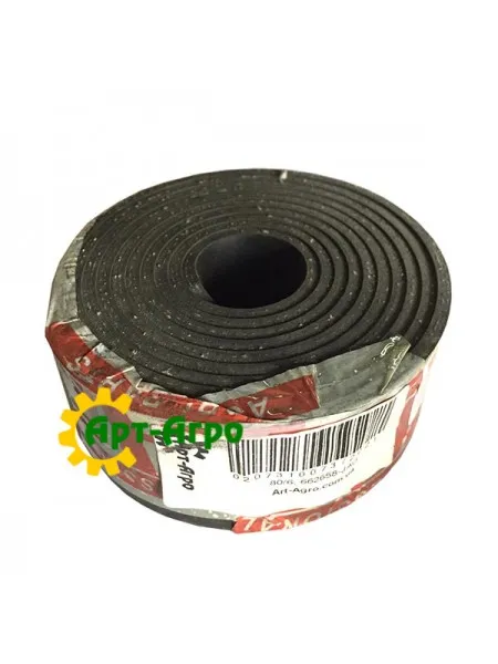 662658 Резиновое уплотнение грохота комбайна Claas, 3x40x1996мм(JAG)