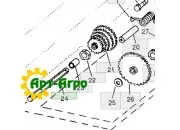 A54318 Вал шестигранний D-22 L-298мм John Deere (Agri Parts)