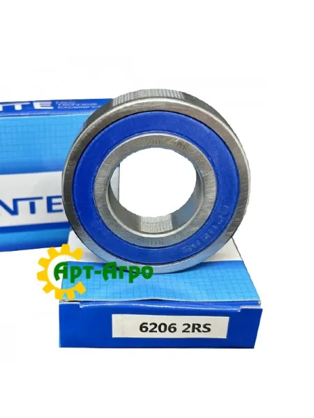 6206-2RS NTE Підшипник однорядний кульковий