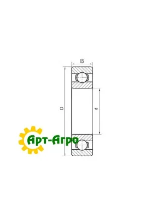 AZ51955 JOHN DEERE - 16021 SKF Подшипник